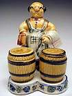 Made in Japan Tavern Pub Man Beer Kegs Nesting Ceramic Salt & Pepper 