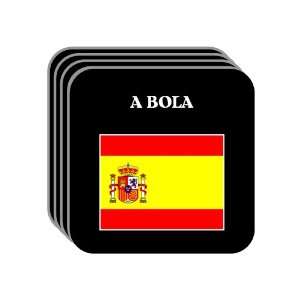  Spain [Espana]   A BOLA Set of 4 Mini Mousepad Coasters 