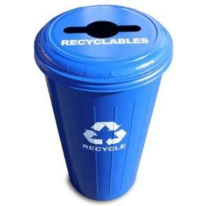 Witt Industries 10/1CT Tall Metal Recycling Container ( Combination 