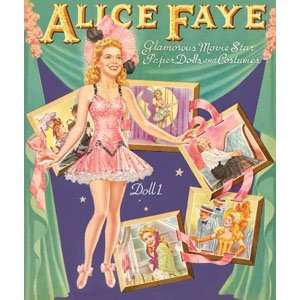  Alice Faye Paper Dolls Toys & Games