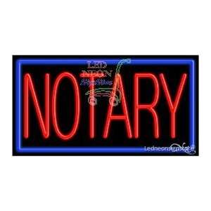  Notary Neon Sign 20 Tall x 37 Wide x 3 Deep Everything 