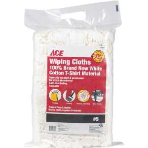  2 each Ace White Wiping Rags (6414BL0510D ACE)