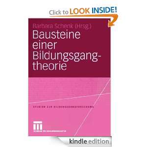 Bausteine einer Bildungsgangtheorie (Studien zur Bildungsgangforschung 