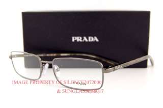Brand New Prada Eyeglasses Frames 50N 50NV 5AV GUNMETAL for Men 100% 