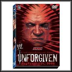 WWE Unforgiven 2003 DVD Shawn Michaels Randy Orton Lita  