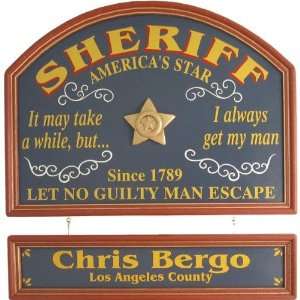  Law Enforcement   Sheriff   Americas Star Framed 