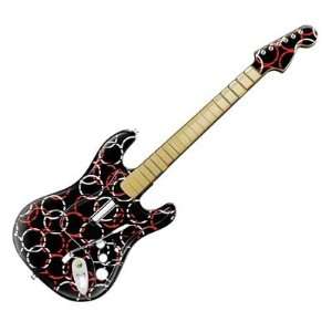  Red Loops Protector Skin Decal Sticker for Guitar Hero Fender 