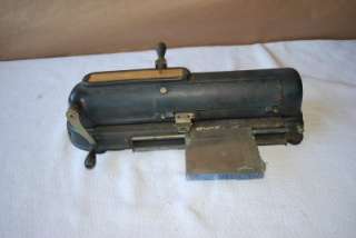 Antique Todd Protectograph 1920s Check Writing Machine as pictured 