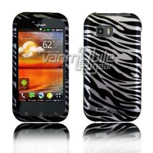 VMG T Mobile myTouch Q QWERTY Cell Phone Design Case Cover   Silver 