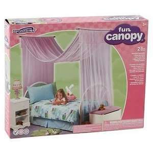  Create A Room Fun Fantasy 2 Bar Canopy   Pink Baby