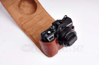   leather case bag cover for CANON POWERSHOT G1X G1 X Camera 2pt  
