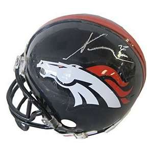  Knowshon Moreno Autographed / Signed Denver Broncos Mini 