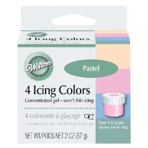 Wilton Pastel 4 Piece Icing Color Set:  Kitchen & Dining