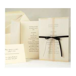  Vellum Wedding Invitation Kit   Amore (50 Pack) Arts 