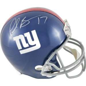 Plaxico Burress Autographed Helmet  Details: New York Giants, Riddell 