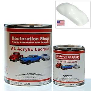   AL1107 KIT S ERMINE WHITE ACRYLIC LACQUER 1 GALLON KI