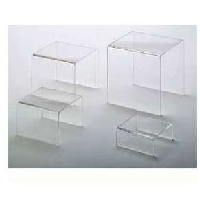  Riser Set, Four Piece, Clear Acrylic: Office Products