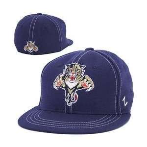 Zephyr Florida Panthers Threat Fitted Hat   Florida Panthers 7:  