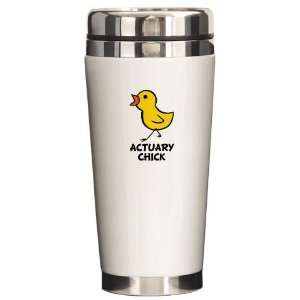  Actuary Chick Actuary Ceramic Travel Mug by CafePress 