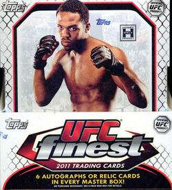 SEALED *HOBBY BOX 2011 TOPPS UFC FINEST MMA AUTO  