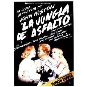  The Asphalt Jungle (1950) 27 x 40 Movie Poster Spanish 