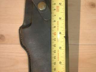   GUN/pistol LEATHER,HOLSTER, MAYBE 357 MAGNUM ?SIX SHOOTER?  
