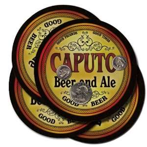  CAPUTO Family Name Brand Beer & Ale Coasters Everything 
