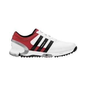  Adidas Traxion Lite FM Golf Shoes White/Red/Blk Wide 13 