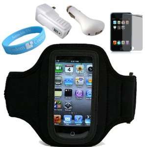  Black Workout Armband for Apple ipod Touch 4th Gen 