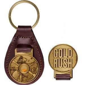  GOLD RUSH Alaskan Mining Key Fob   MerlinGold with Gold 