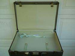 Vintage Brown/Green Samsonite Hard Shell Luggage Suitcase 21x15x7 