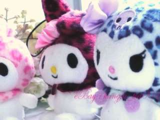 Set of 3 My Melody & Kuromi Devil Doll Plush Soft Toy Stuffed 11cm 