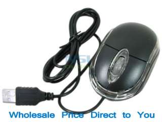 3D LED Scroll USB Optical Mouse for Laptop/PC (Lots 10)  