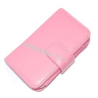 Wallet Leather cover Case 4 Apple iPhone 3G 3GS pink***  