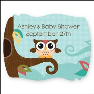 Owl   Look Whooos Having A Baby   16 Squiggle Personalized Baby 