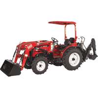 FREE SHIPPING  NorTrac 35XT 35 HP 4WD Tractor with Loader & Backhoe 