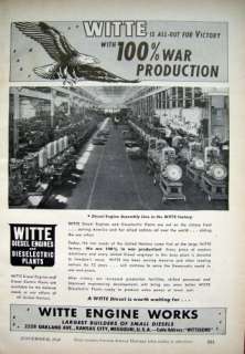 Check out our  store for additional Witte Engine ads, each 