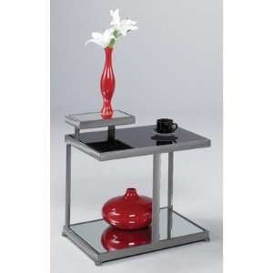 Johnston Casuals 18 151 Mondrian Contemporary End Table Metal Finish 