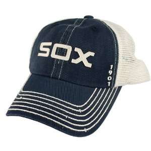  Chicago White Sox Vintage Mesh Adjustable Cap: Sports 
