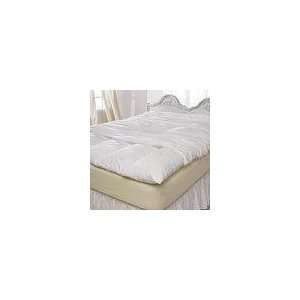  Featherbed Cover White Queen Feather/Fiberbeds