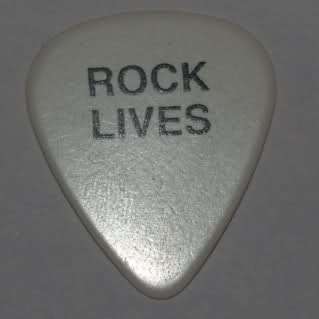 Tom Petty   Rock Lives Guitar Pick White 2002 Tour  