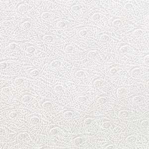  Lineco Specialty Book Cloth   White Ostrich Pattern, 18 