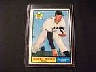 1961 TOPPS 449 BOBBY BOLIN ROOKIE GIANTS 8 BV  