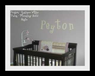 LARGE 10 PERSONALIZED WOODEN WALL LETTERS CUSTOM PAINTED BABY NURSERY 