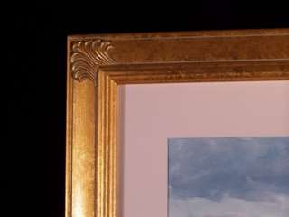 BARGE N.Y.HARBOR Zazenski Original Painting Signed Cert. FRAMED  