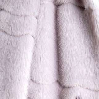 DHLFaux Mink Fur Women Winter Coat Jacket DU.MALLEXE  
