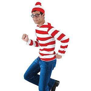 Wheres Waldo 3 Piece Halloween Costume Kit Everything 