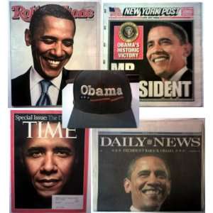  Obama Magazine & News Paper Lot: Everything Else