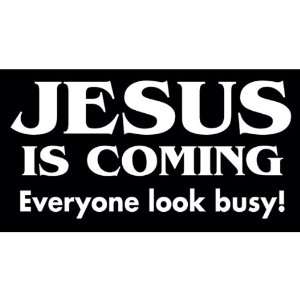  Jesus Is Coming Decal   Sticker Automotive