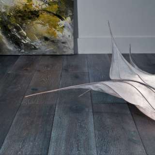   ” Hand Scraped Carbonized Thames White Oak Hardwood Flooring  